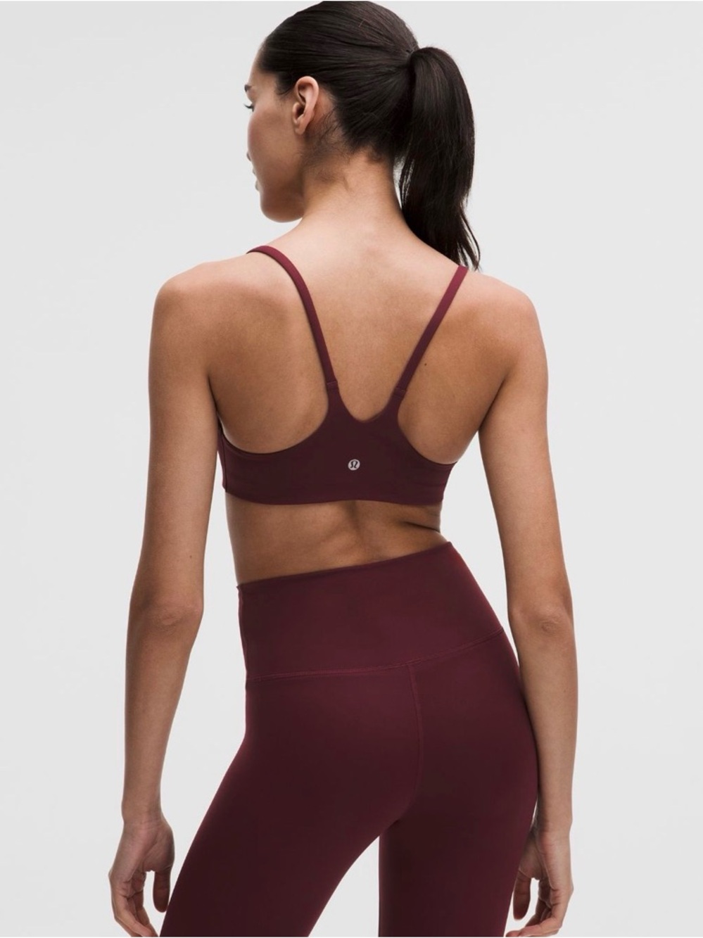 lululemon athletica | wunder train strappy racer bra | magenta | size 6 | NWOT